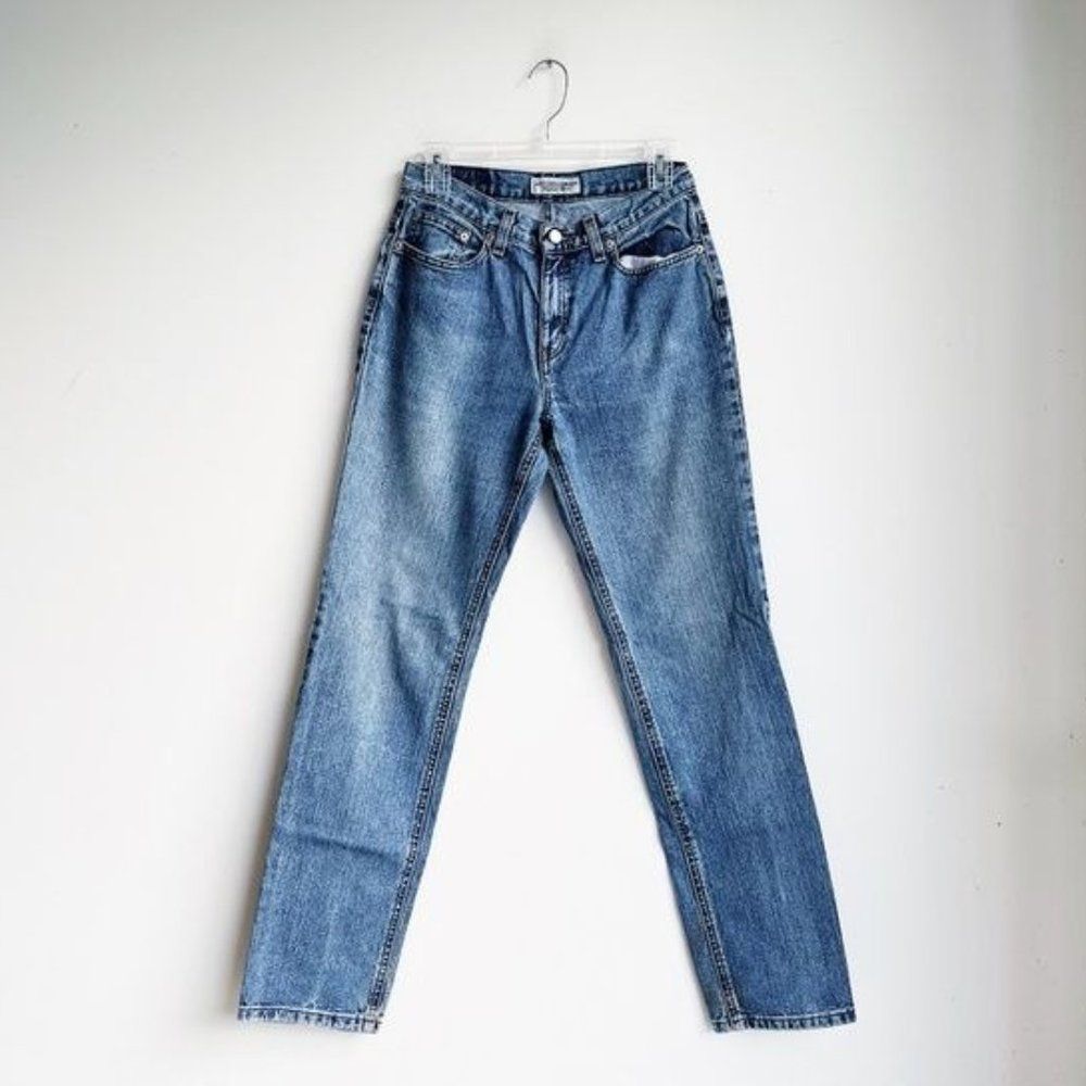 VINTAGE | London Light Wash High Rise Mom Jeans 6